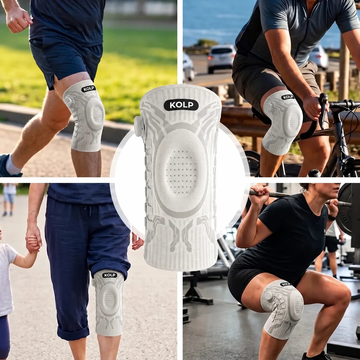 KOLP Flex worn while running, cycling, walking and training