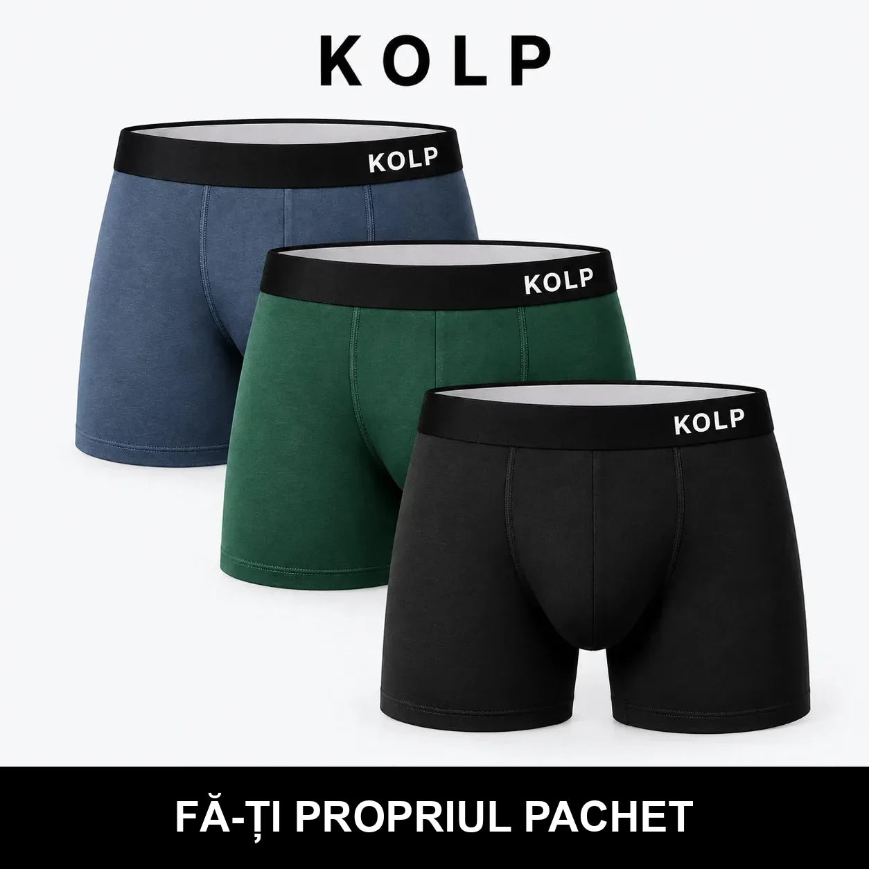 Boxeri KOLP – pachet 3 buc.