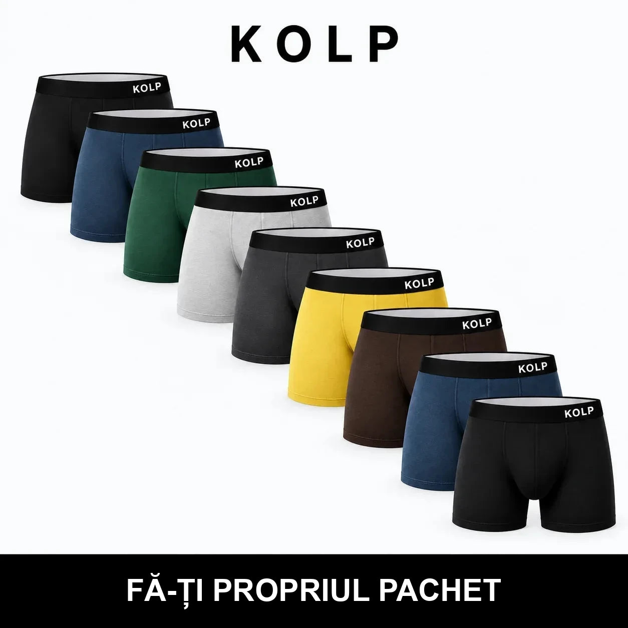 Boxeri KOLP – pachet 9 buc.